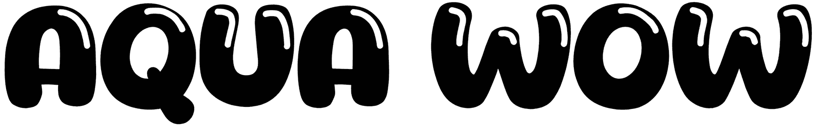 Aqua Wow Font