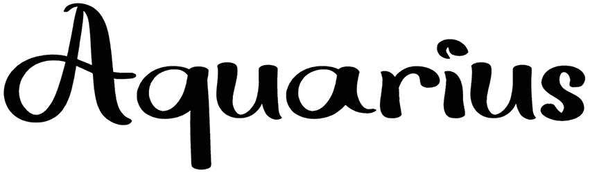 Aquarius Font
