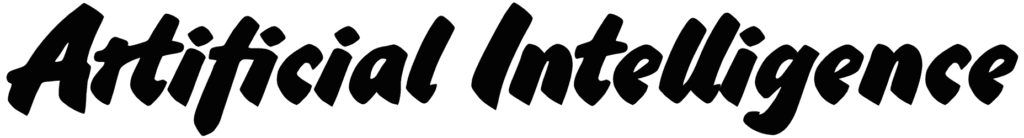 Artificial Intelligence Font