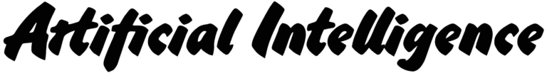 Artificial Intelligence Font