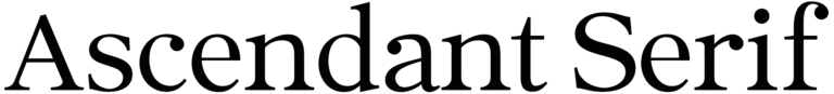 Ascendant Serif Font
