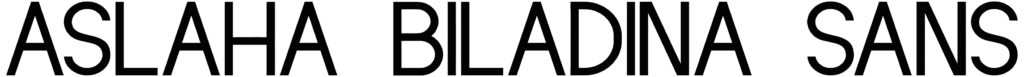 Aslaha Biladina Sans Font
