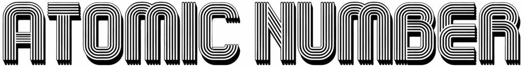 Atomic Number Font