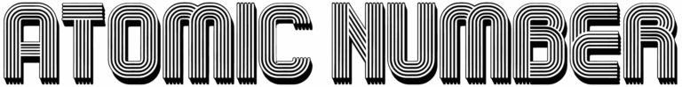 Atomic Number Font