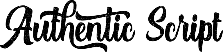 Authentic Script Font