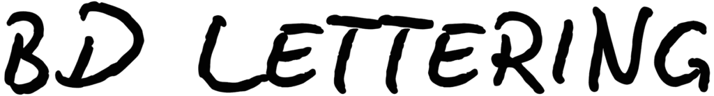 BD Lettering Font