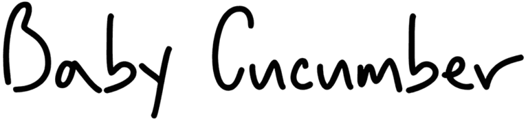 Baby Cucumber Font