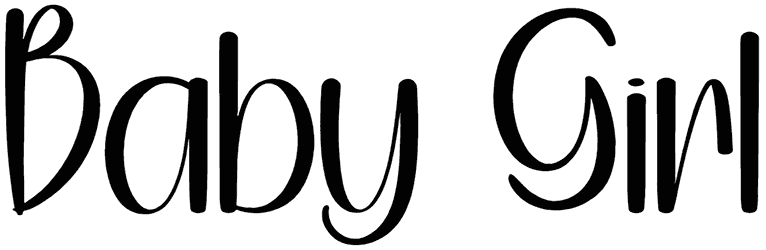 Baby Girl Font