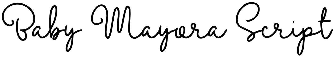 Baby Mayora Script Font