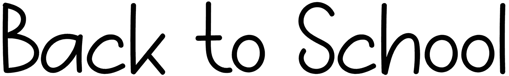 Back To School Font