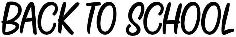 Back To School Font