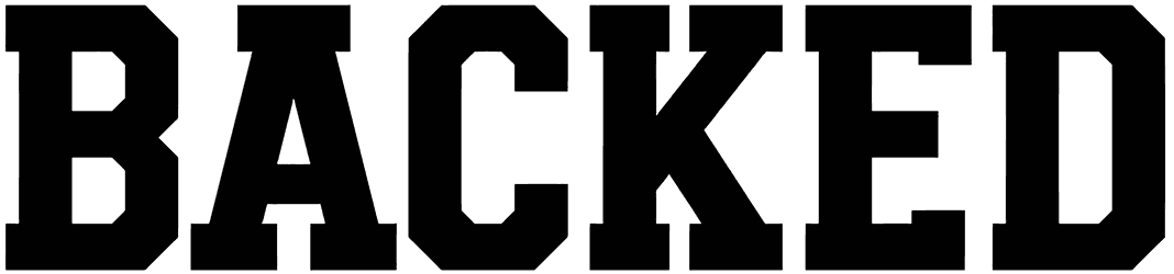 Backed Font