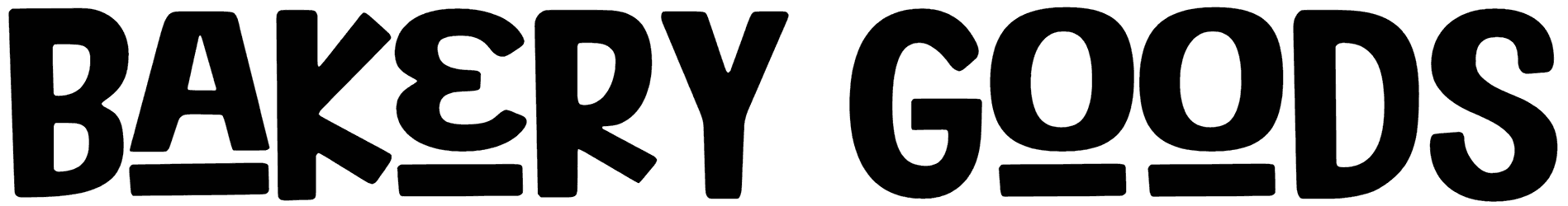 Bakery Goods Font