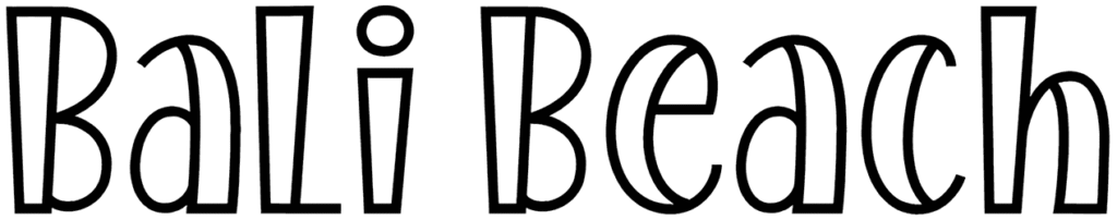Bali Beach Font