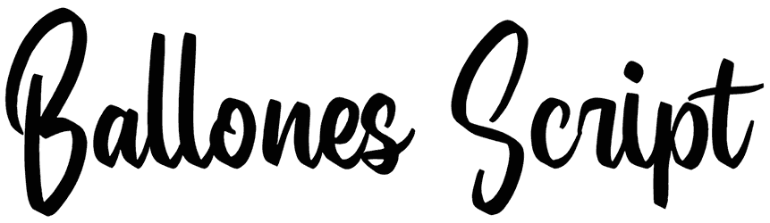 Ballones Script Font