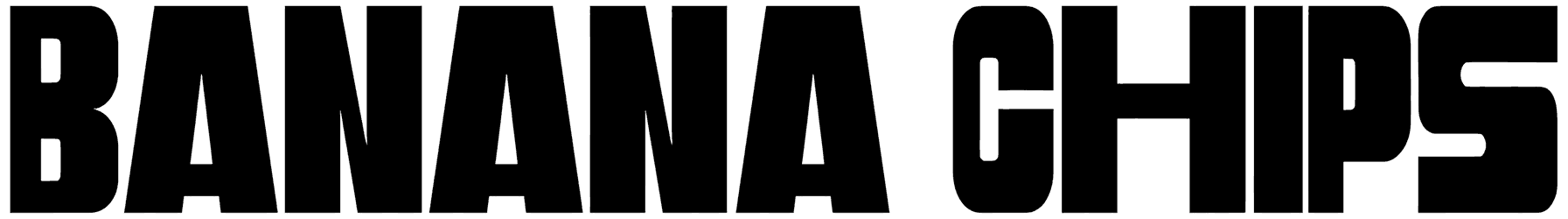 Banana Chips Font