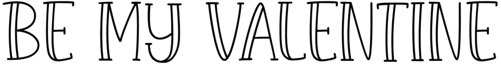 Be My Valentine Font
