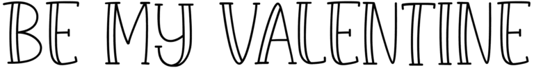 Be My Valentine Font