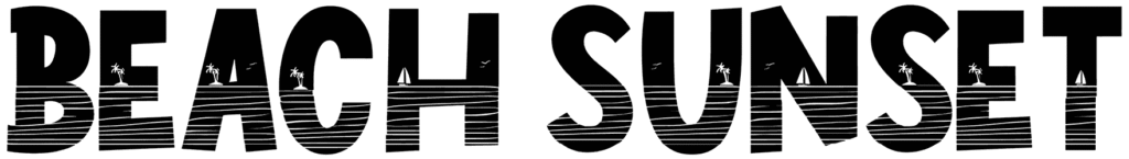 Beach Sunset Font