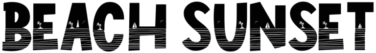 Beach Sunset Font