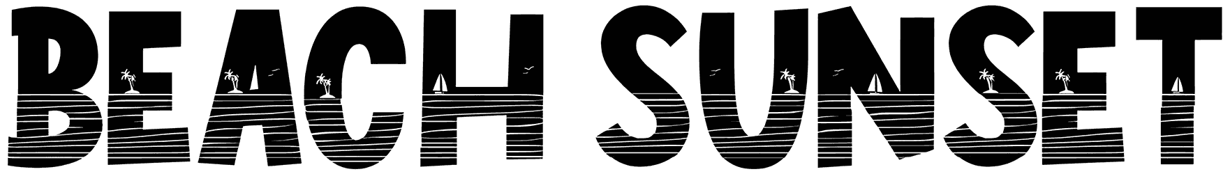 Beach Sunset Font