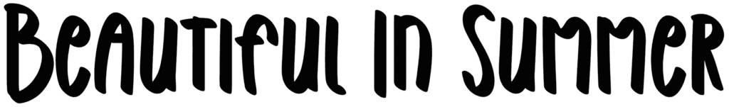Beautiful In Summer Font