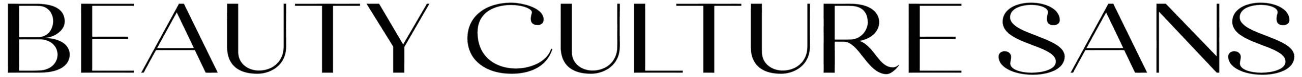Beauty Culture Sans Font