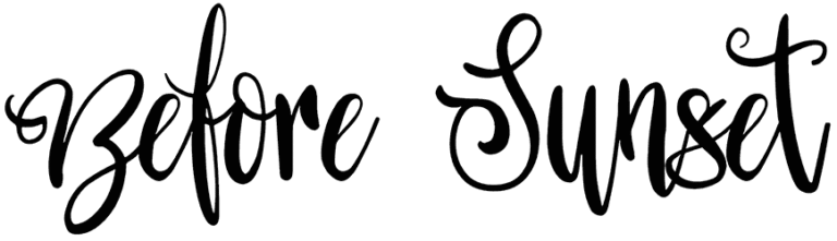 Before Sunset Font