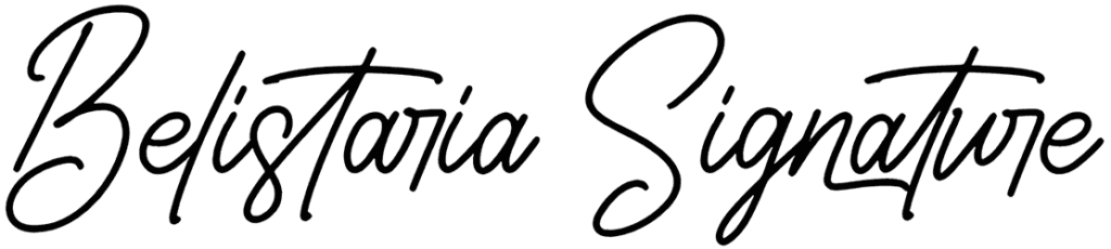 Belistaria Signature Font