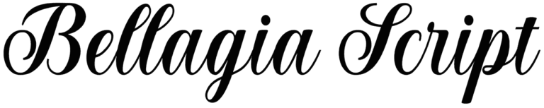 Bellagia Script Font