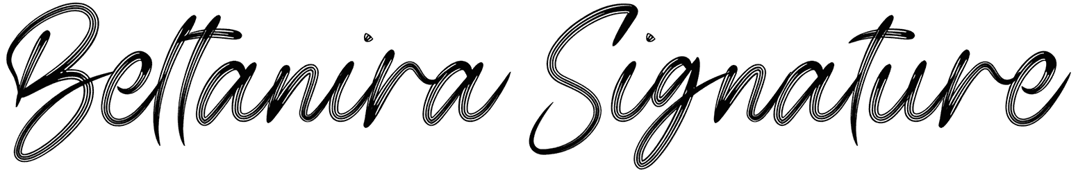 Beltanira Signature Font