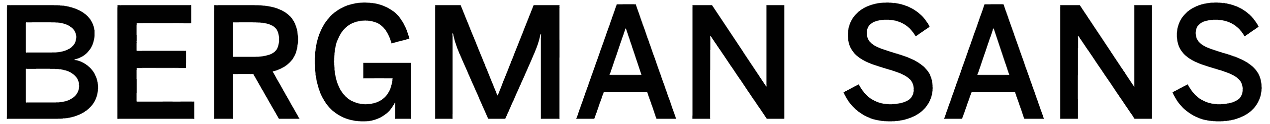 Bergman Sans Font