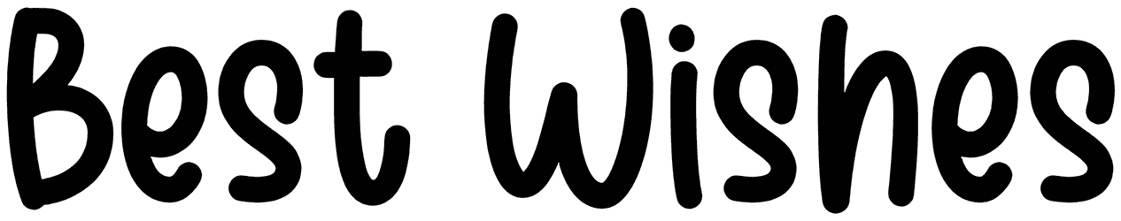 Best Wishes Font
