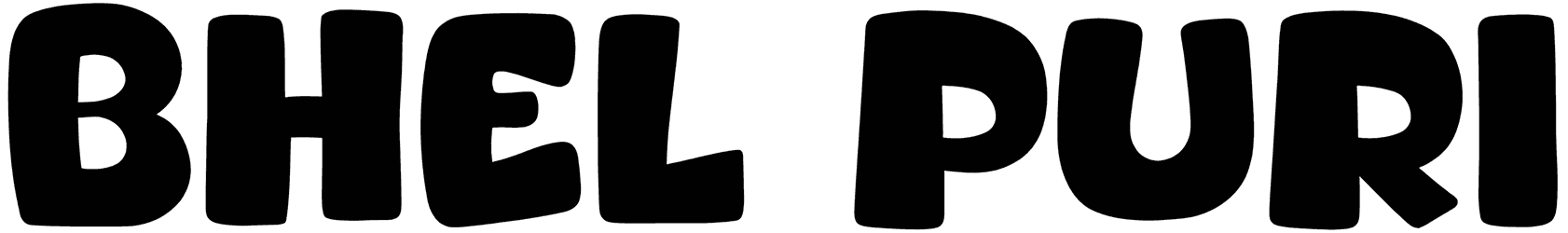 Bhel Puri Font