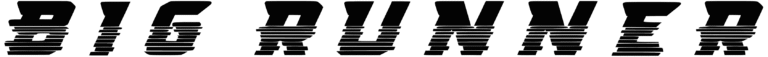 Big Runner Font