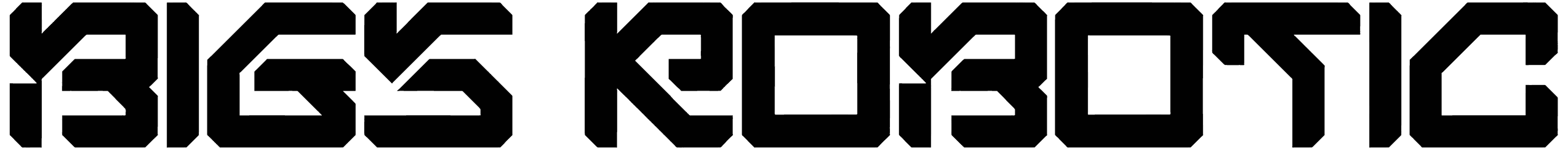 Bigs Robotic Font
