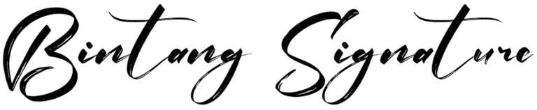 Bintang Signature Font