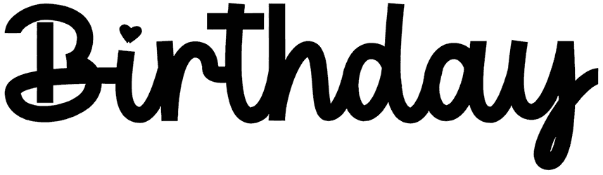 Birthday Font