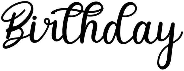 Birthday Font