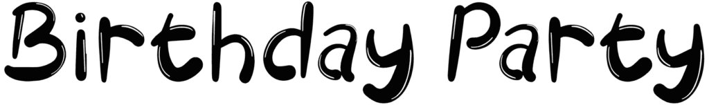Birthday Party Font