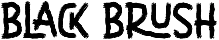 Black Brush Font