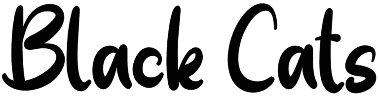 Black Cats Font