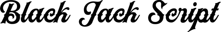 Black Jack Script Font
