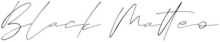 Black Matteo Font