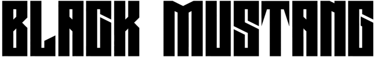 Black Mustang Font