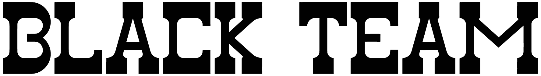 Black Team Font