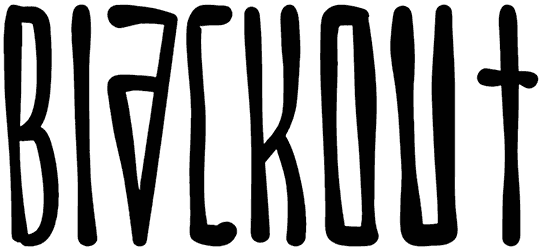 Blackout Font