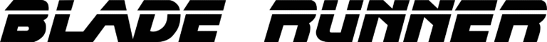 Blade Runner Movie Font