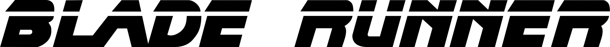 Blade Runner Font