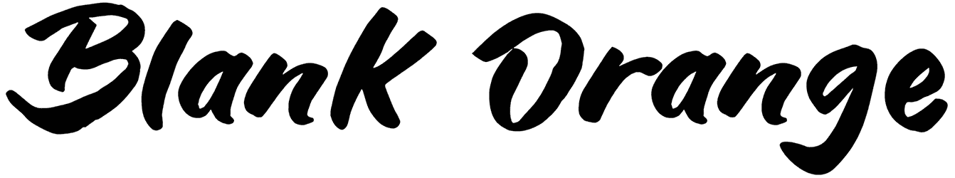 Blank Orange Font
